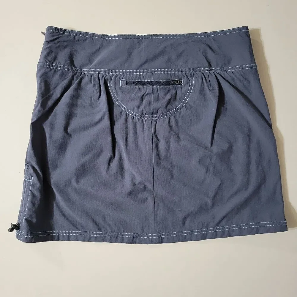 Athleta Cinch Ripstop Skort Asphalt Gray
